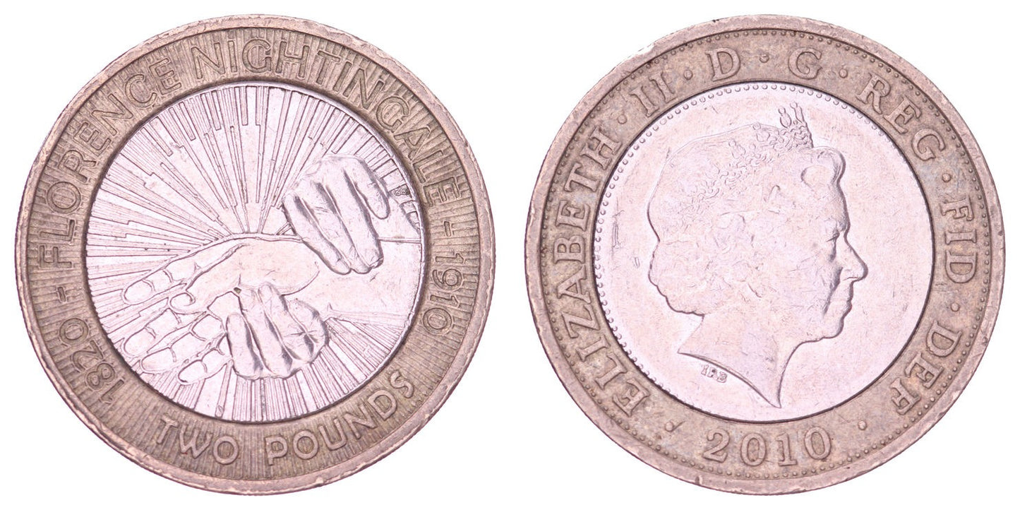 GREAT BRITAIN 2 pounds 2010 / Florence Nightingale / VF