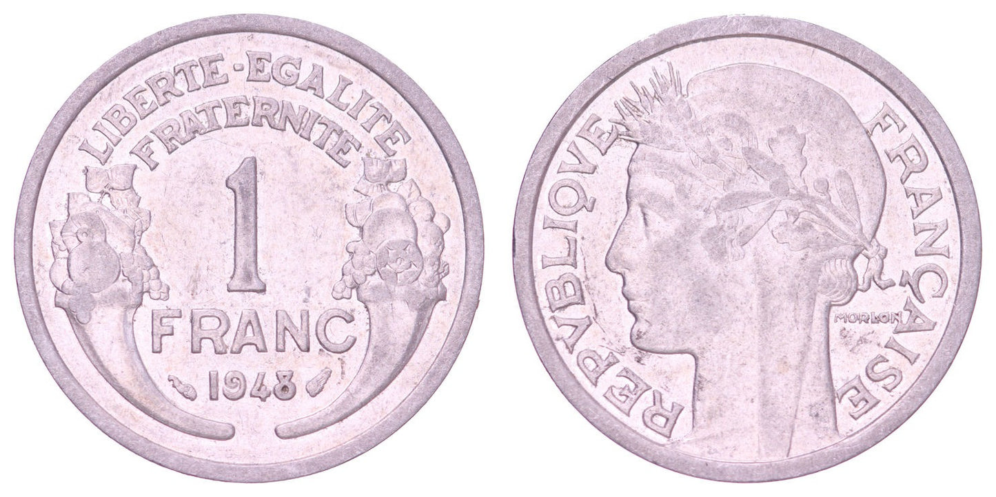 FRANCE 1 franc 1948 XF