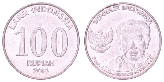 INDONESIA 100 rupiah 2016 VF