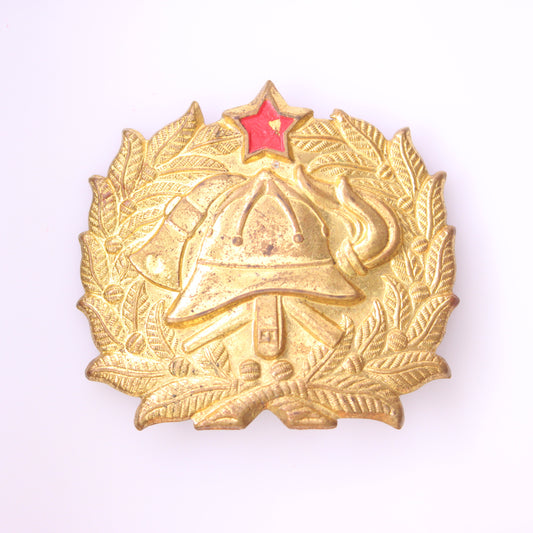 YUGOSLAVIA  Firemen / Firefighter / cap badge