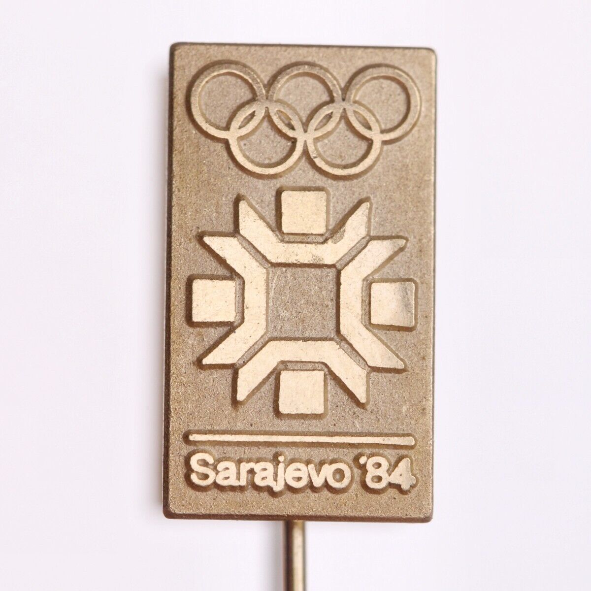 YUGOSLAVIA 1984 Sarajevo Olympic Games / logo / vintage lapel pin