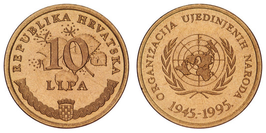 CROATIA 10 lipa 1995 / United Nations / UNC