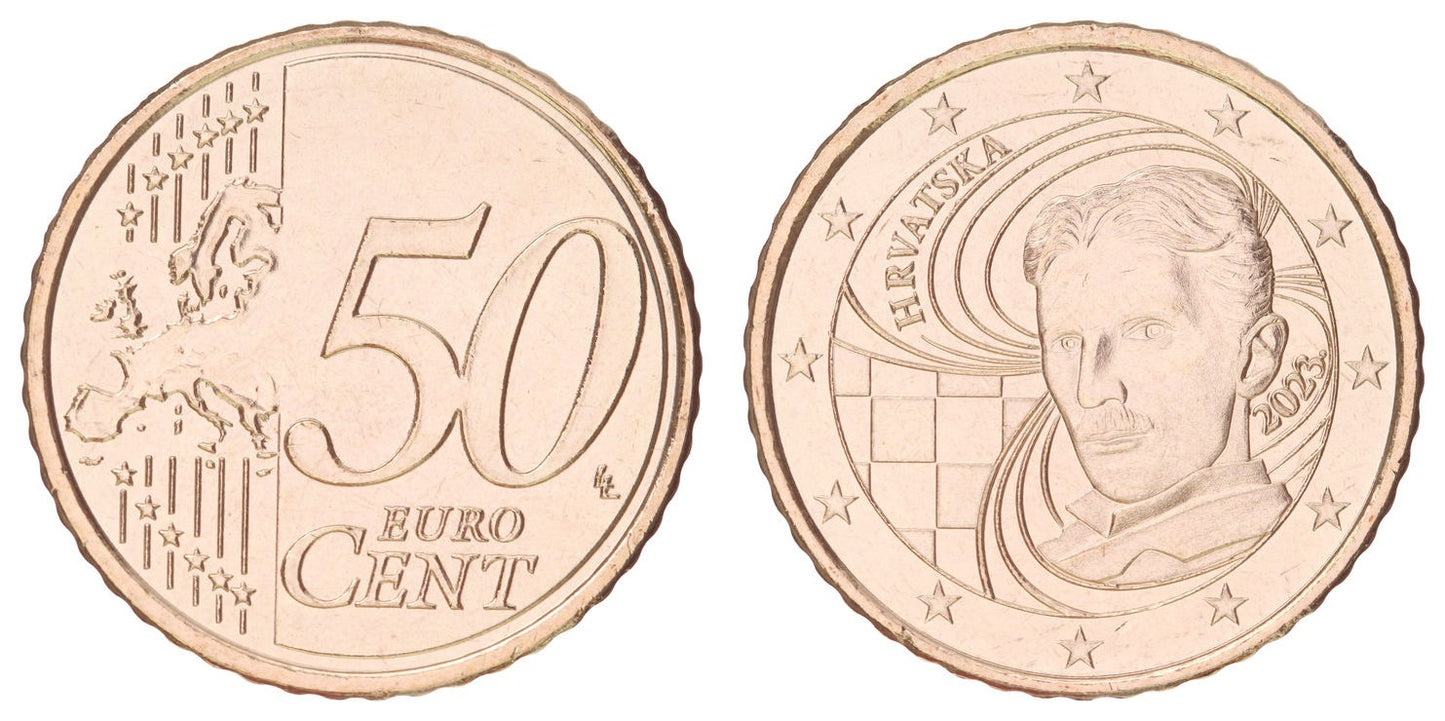 CROATIA  50 euro cents 2023  UNC